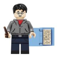 Boneco Harry Potter Blocos De Montar Mago Bruxo Herói Boneco Harry Potter Blocos De Montar Mago Bruxo Herói