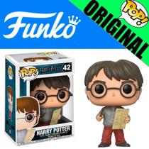 Boneco Harry Potter com Mapa do Maroto Pop Funko 42 Original - 889698149365