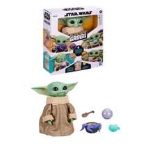 Boneco Hasbro The Child Baby Yoda Star Wars Galactic Snackin Grogu, co - F2849