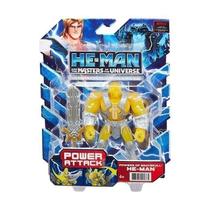 Boneco He-Man and The Masters Of The Universe Power Attack Amarelo HBL65 HBL73 - Mattel