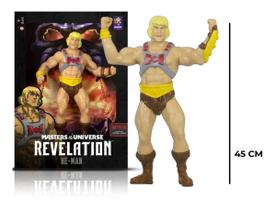 Boneco He-man Articulado 45 Cm Revelation Gigante - Mimo