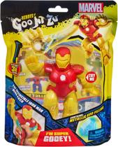 Boneco Heroes Goo Jit Zu Marvel Sunny Estica Esmaga Elástico