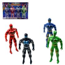 Boneco Heroi 04 Pecas Super Fighter Rangers - Ark Toys