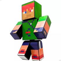 Boneco Hobi Hood 25cm - Minecraft Gamers Youtubers Streamers Brinquedo Original