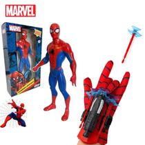 Boneco Homem Aranha Articulado 22cm Marvel + Lançador de Teia