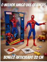 Boneco Homem-Aranha Articulado 22cm Super Herói Marvel Realista!