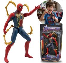 Boneco Homem Aranha Articulado Com Garras E Luz Brinquedo Super Herói Infantil Boneco Homem Aranha Articulado Com Garras E Luz Brinquedo Super Herói Infantil