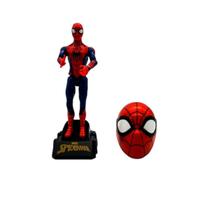 Boneco Homem-Aranha Articulado Com Máscara Decorativa