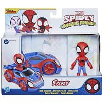 Boneco Homem-Aranha e Carro-Aranha Spidey, Azul - 5010993853496