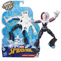 Boneco Homem Aranha Ghost Spider Bend & Flex Marvel Hasbro
