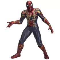 Boneco Homem Aranha Iron Spider Guerra Infinita Articulado 50Cm Original 562 Marvel Vingadores