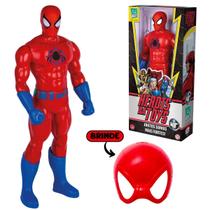 Boneco Homem Articulado Aranha 42cm Infantil + Mascara Infantil Boneco Homem Articulado Aranha 42cm Infantil + Mascara Infantil