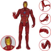 Boneco Homem de Ferro Articulado Vingadores 17 Cm - Power FX
