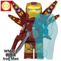 Boneco Homem de Ferro com Escudo em BLoco