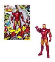 Boneco Homem De Ferro Comics Marvel Avengers Iron Man Mimo