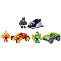 Boneco Homem de Ferro e Amigos 7,6 cm com Veículo Sortido Hasbro G1257