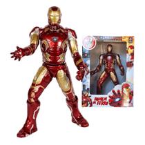 Boneco Homem De Ferro Gigante Com Sons E Frases Mimo Toys Boneco Homem De Ferro Gigante Com Sons E Frases Mimo Toys