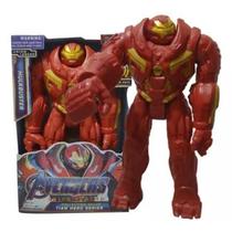 Boneco Homem De Ferro Hulkbuster 30 Cm Vingadores Com Som E luz
