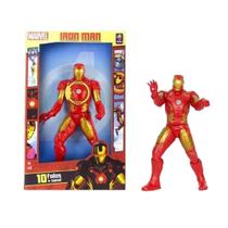 Boneco Homem de Ferro Marvel 10 Falas Sons Super Herói Vingadores Action Figure Iron Man Mimo Toys - 0583 Boneco Homem de Ferro Marvel 10 Falas Sons Super Herói Vingadores Action Figure Iron Man Mimo Toys - 0583