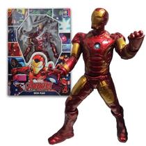 Boneco Homem de Ferro Marvel Figura Ação Gigante Articulado - Mimo Toys