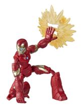 Boneco Homem de ferro Marvel Vingadores Bend and Flex -Hasbro 5010993690589