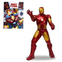 Boneco Homem de Ferro Revolution 50cm Articulado Marvel Original Mimo Toys Boneco Homem de Ferro Revolution 50cm Articulado Marvel Original Mimo Toys
