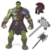 Boneco Hulk 20cm Gladiador Thor Ragnarok Articulado Boneco Hulk 20cm Gladiador Thor Ragnarok Articulado