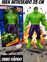 Boneco Hulk Articulado 23cm Brinquedo Infantil Realista