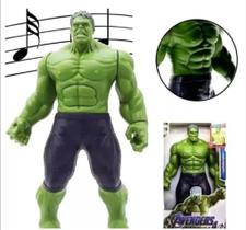 Boneco Hulk Articulado 30cm Com Som Vingadores