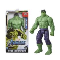 Boneco Hulk Marvel Avengers 30 cm Deluxe Titan Hero series E7475 Hasbro - 5010993689682