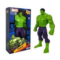 Boneco Hulk Marvel Brinquedo Vingadores Herois Grande 22 Cm Realista Coleção Brinquedos Realista