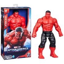 Boneco Hulk Vermelho 30cm do Filme Capitão América F9299 Hasbro