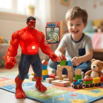 Boneco Hulk Vermelho 30cm Marvel Studios Titan Hero Series Boneco Hulk Vermelho 30cm Marvel Studios Titan Hero Series