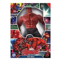 Boneco Hulk Vermelho Avengers Marvel - MIMO TOYS