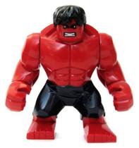 Boneco Hulk Vermelho Marvel Big em Bloco