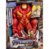 Boneco hulkbuster avangers com som e luz