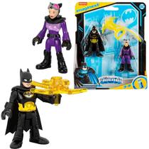 Boneco Imaginext Batman e Mulher Gato Dc Super Friends - Mattel