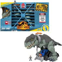 Boneco - Imaginext Jurassic World - Mega Stomp e Rumble Giga Dino MATTEL - Fisher-price