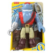 Boneco Imaginext XL Tubarão Pirata HLB73 Fisher Price