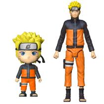 Boneco Infantil do Naruto Articulado Kit com 2 Bonecos Premium