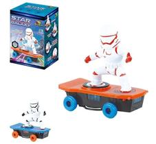 Boneco Infantil Robô Radical Star Galaxy Gira 360º Lançamento.