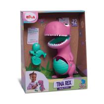 Boneco Infantil Tina Rex Papa Tudo Dinossauro Elka - 1299 Boneco Infantil Tina Rex Papa Tudo Dinossauro Elka - 1299
