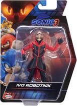 Boneco Ivo Robotnik 15 cm Articulado Filme Sonic 3 Sunny
