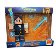 Boneco Jazz Ghost com Acessórios Gamer Skin 15 cm Algazarra