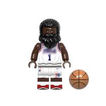 Boneco jogador basquete blocos de montar