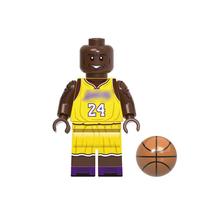 Boneco jogador basquete blocos de montar