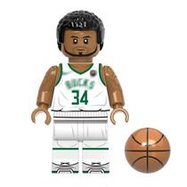 Boneco jogador basquete blocos de montar Boneco jogador basquete blocos de montar