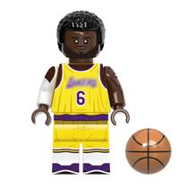 Boneco jogador basquete blocos de montar Boneco jogador basquete blocos de montar