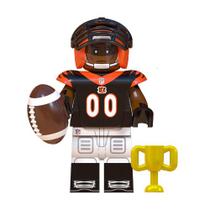Boneco jogador futebol americano bloco de montar