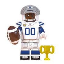 Boneco jogador futebol americano bloco de montar